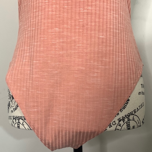 Free People Sleeveless Round Neck Ribbed Tank Leotard Top Size: M NWOT - Picture 6 of 9